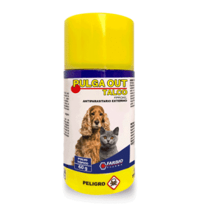 Talco Antiparasitario Para Mascotas Pulga Out