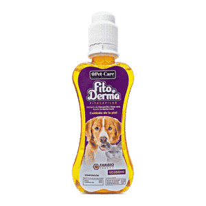 Shampoo Natural Para Mascotas Fito Derma Manzanilla y Aloe con aceite de Sacha Inchi